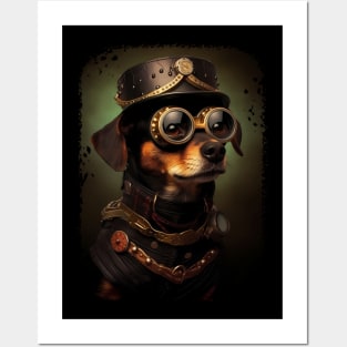 Steampunk Dog Posters and Art